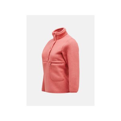 6. Bluza Peak Performance W Fleece Snap T różowy