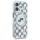4. Etui Karl Lagerfeld IML Monogram Karl & Choupette Head MagSafe na iPhone 16 - przezroczyste