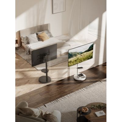 13. GEMBIRD STOJAK NA TELEWIZOR 37" - 86", BIAŁY