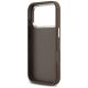 7. Etui Guess 4G Big 4G Classic Logo na iPhone 17 Pro brązowy - srebrne