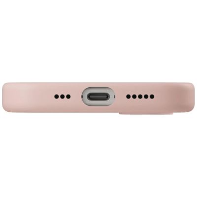 3. Etui UNIQ Lino Magclick Charging na iPhone 16e - różowe