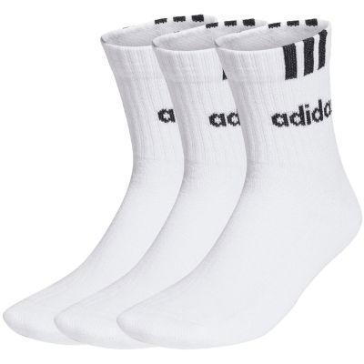 2. Skarpety adidas 3-Stripes Linear Half-Crew Cushioned 3p HT3437