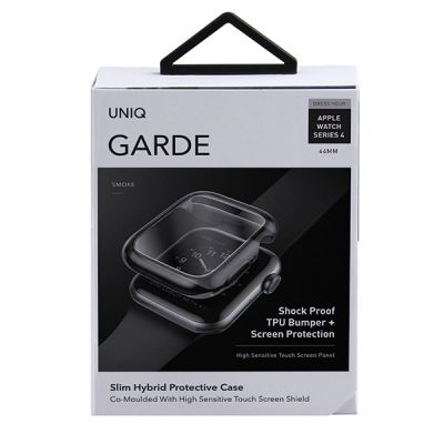 7. Etui Uniq Garde na Apple Watch 4/5/6/SE 44mm - szare