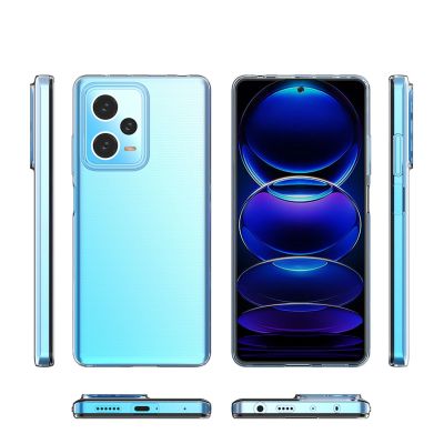 6. Ultra Clear 0.5mm etui do Xiaomi Redmi Note 12 Pro+ cienki pokrowiec przezroczyste