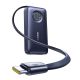 Powerbank Baseus EnerCore CR11 10000mAh 45W ze zwijanym kablem USB-C - czarny
