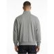 2. Bluza dresowa Calvin Klein Zip Fleece Hoodie Logo Tape Grey Heather - LZ04RE285G-P7E