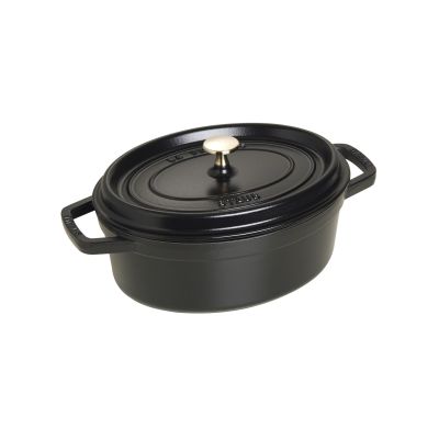 2. Garnek żeliwny owalny Staub - 3.2 ltr, Czarny