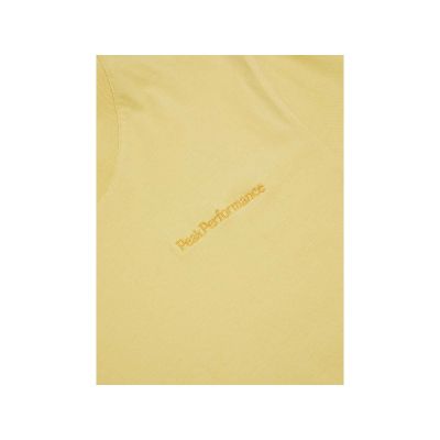 3. Koszulka PEAK PERFORMANCE Original Small Logo Tee Women żółty