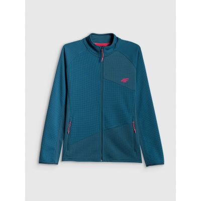 7. Bluza trekkingowa slim bez kaptura damska 4F 4FRSS26TFSWF0986-46S
