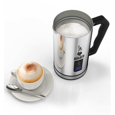 4. Bialetti MK01 Automatyczny spieniacz do mleka Stal nierdzewna