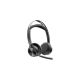 182. Zestaw słuchawkowy POLY Voyager Focus 2 USB-C-C z przejściówką USB-C/A i podst. ładującą