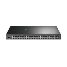 TP-Link Omada SG3452XP przełącznik sieciowy Zarządzany L2+ Gigabit Ethernet (10/100/1000) Obsługa PoE 1U Czarny