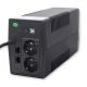 2. Qoltec Monolith zasilacz UPS Podwójnej konwersji (online) 1 kVA 600 W 2 x gniazdo sieciowe