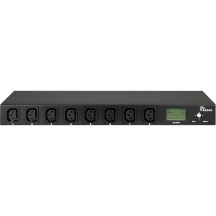 Inter-Tech PDU SA-0816 rozdzielacz zasilania PDU 8 x gniazdo sieciowe Czarny