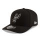 Czapka z daszkiem New Era 9SEVENTY San Antonio Spurs NBA Team Black Stretch Snapback - 60755445