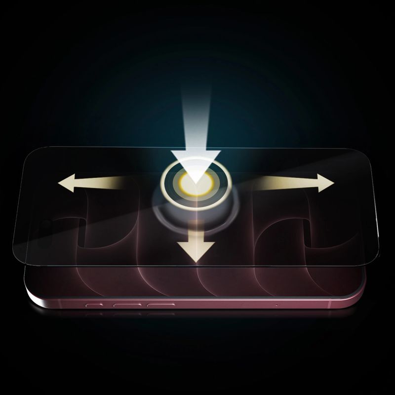 10. Szkło prywatyzujące Wozinsky EasyFit Privacy Glass na iPhone 17 / 16 Pro - 2 szt.