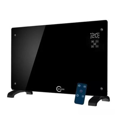 5. Grzejnik elektryczny czarny Q20F1 CARRUZZO