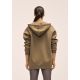 4. Bluza damska CASALL Easy Oversized Zip Hoodie kolor brązowy