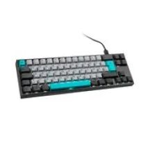 Ducky Miya Pro Moonlight TKL Gaming Tastatur für PC/Mac, MX-Brown, weiße LED - dunkelgrau