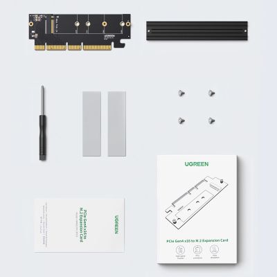 7. Karta rozszerzeń Ugreen CM465 PCIe 4.0 x4 do M.2 NVMe M-Key - czarna