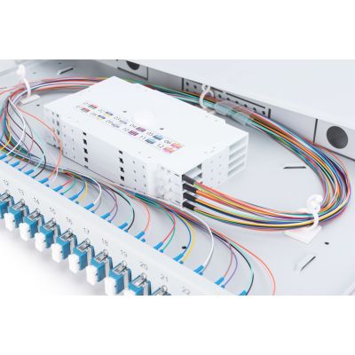 20. Digitus Panel światłowodowy, z wyposażeniem, LC, OS2
