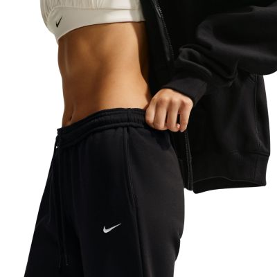 6. Spodnie damskie Nike Studio Fleece Medium Weight czarne IM8078 001