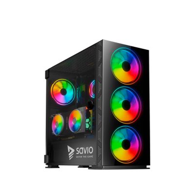 3. SAVIO OBUDOWA PC PRIME X1 ARGB GLASS SAVGC-PRIMEX1
