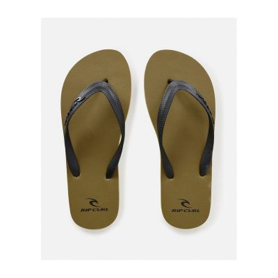 3. Japonki plażowe RIP CURL Brand Logo Bloom Open Toe oliwkowe