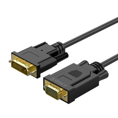 Kabel Orico XD-DITV adapter DVI 24+1 VGA Full HD 5 m - czarny