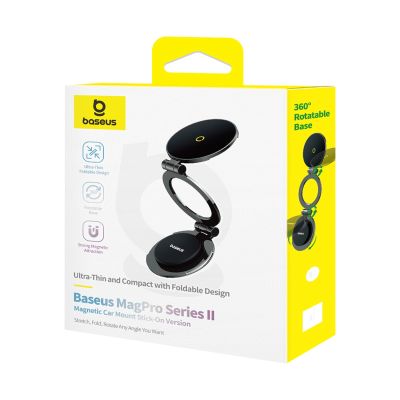 6. Uchwyt na telefon Baseus BS-CW06 MagPro II z MagSafe na deskę rodzielczą - czarny
