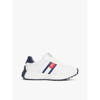 6. Tommy Hilfiger damksie FLAG LOW CUT LACE-UP SNEAKERS T3X9-33877-1695X336-X336 WHITE/BLUE