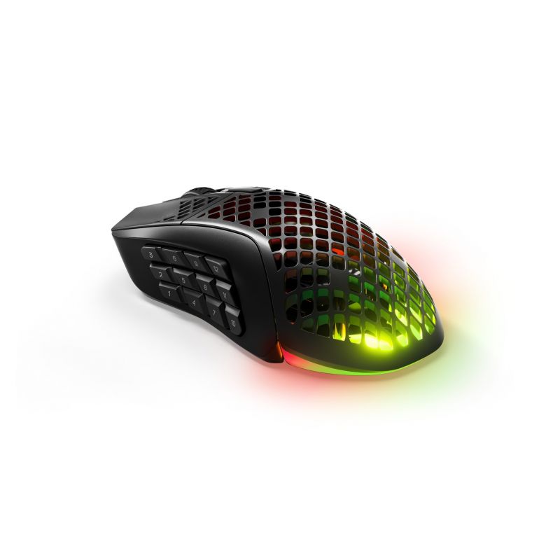 2. Steelseries Aerox 9 myszka Gaming Oburęczny RF Wireless + Bluetooth Optyczny 18000 DPI