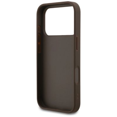 7. Etui Guess 4G Classic na iPhone 17 Pro / 18 Pro - brązowe