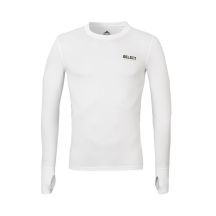 SELECT Koszulka Termoaktywna 6902 WHITE z otworem na kciuk DŁUGI RĘKAW
