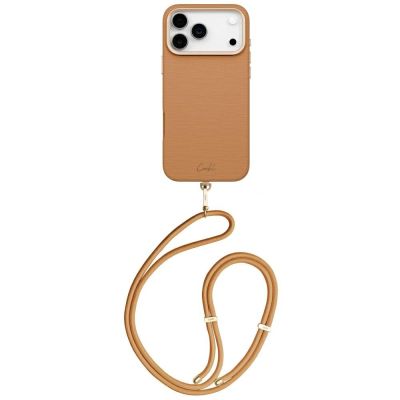 Etui UNIQ Coehl Mirelle na iPhone 17 Pro Max Magnetic Charging - brązowe