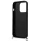 6. Etui Karl Lagerfeld Color Stripes Strap na iPhone 14 Pro - różowe
