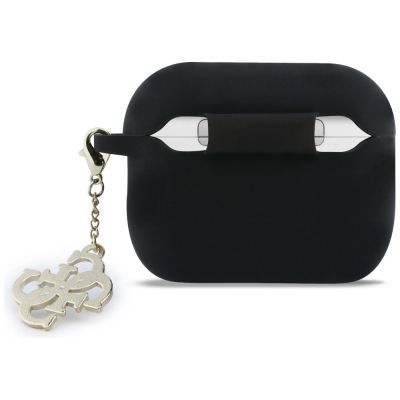 2. Etui Guess Silicone 4G Charm na AirPods Pro 3 - czarne