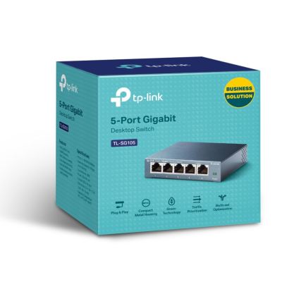 3. Switch TP-LINK TL-SG105 (5x 10/100/1000Mbps)