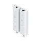 16. Ubiquiti UACC-Retrofit-PoE-2Wire Nadajnik i odbiornik sieci Biały 10, 100 Mbit/s