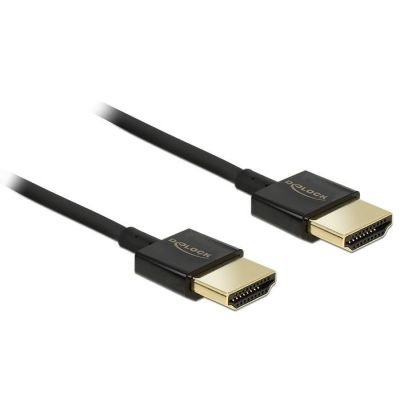 DeLOCK HDMI/HDMI, 4.5 m kabel HDMI 4,5 m HDMI Typu A (Standard) Czarny