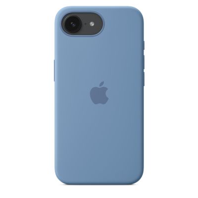 2. Silikonowe etui Apple iPhone 16e – zimowy niebieski | Jabłko