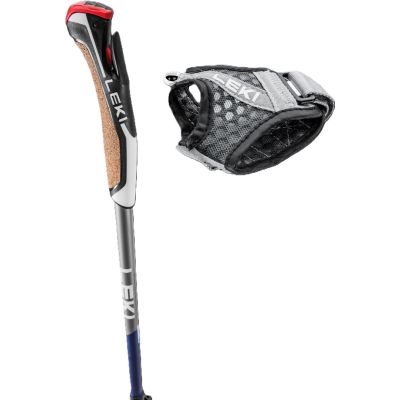 2. LEKI KIJE Nordic Walking Traveller Carbon blue