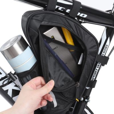 11. Wozinsky torba rowerowa pod ramę 1,5l czarna (WBB23BK)