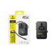 5. Adapter podróżny Baseus PicoGo AG11 45W 6w1 ze zwijanym kablem USB-C - czarny