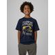 4. T-shirt regular z nadrukiem chłopięcy 4F 4FJRAW26TTSHM4526-31S