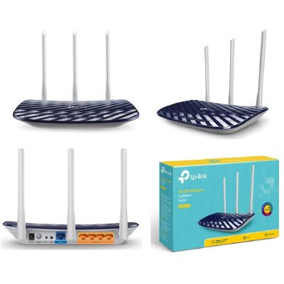 5. TP-Link Archer C20 AC750 V4.0 router bezprzewodowy Fast Ethernet Dual-band (2.4 GHz/5 GHz) Granatowy (marynarski)