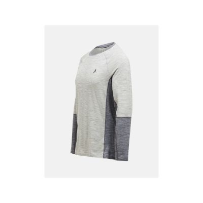 2. Koszulka Termiczna PEAK PERFORMANCE Magic Crew Wool-blend Baselayer Men szary