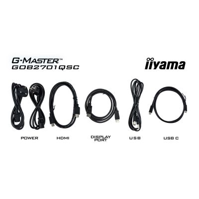 22. iiyama G-MASTER GOB2701QSC-B1 monitor komputerowy 68,6 cm (27") 2560 x 1440 px 2K Ultra HD OLED Czarny