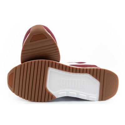 9. Puma buty sportowe sneakersy męskie R78 Lightwind wygodne modne bordowe