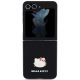 3. Etui Hello Kitty Metal Logo Kitty Head na Samsung Galaxy Z Flip 5 - czarne